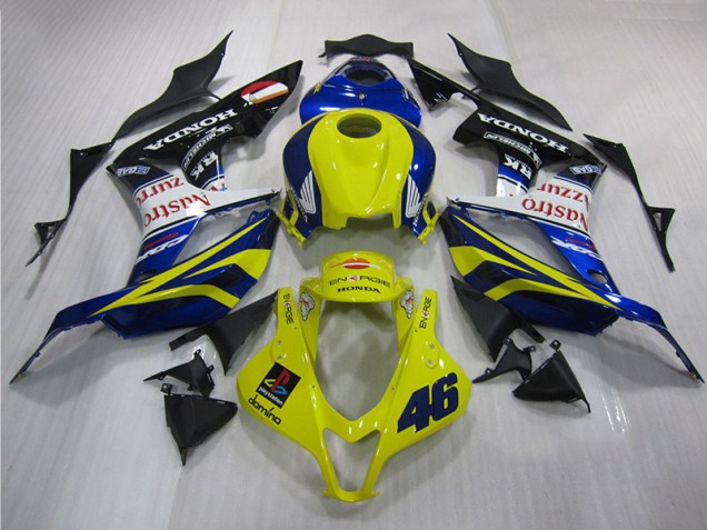 Amarillo Azul 46 Carenado Moto CBR 600 RR 07-08