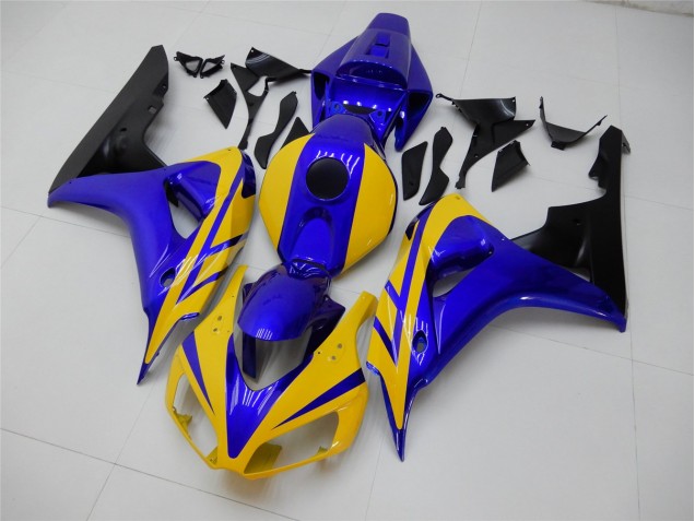 Amarillo Azul Carenado Moto CBR 1000 RR 06-07