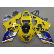 Amarillo Azul Carenado Moto GSXR 600 K4 04-05