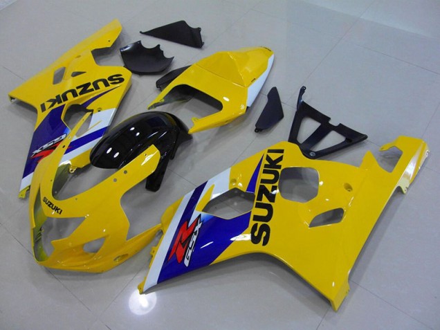 Amarillo Azul Carenado Moto GSXR 750 K4 04-05 Amarillo Azul Carenado Moto GSXR 750 K4 04-05
