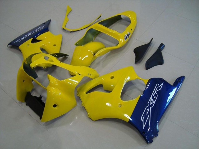 Amarillo Azul Carenado Moto ZX6R 00-02