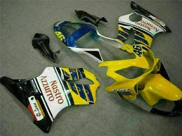 Amarillo Blanco Carenado Moto CBR 600 F4i 01-03 Amarillo Blanco Carenado Moto CBR 600 F4i 01-03