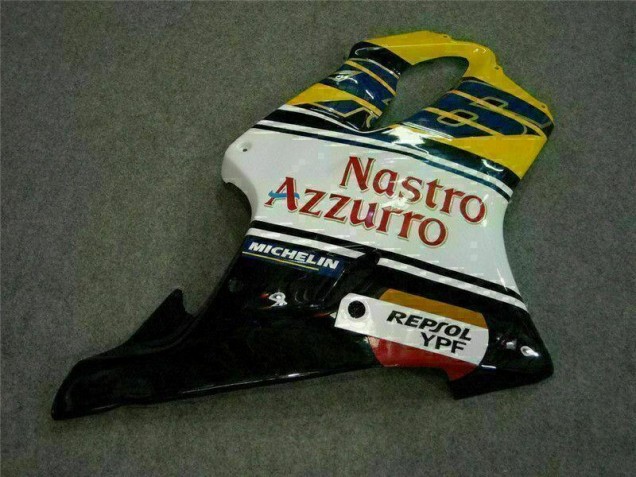 Amarillo Blanco Carenado Moto CBR 600 F4i 01-03 Amarillo Blanco Carenado Moto CBR 600 F4i 01-03