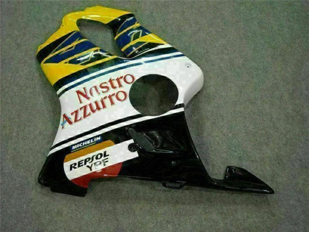 Amarillo Blanco Carenado Moto CBR 600 F4i 01-03 Amarillo Blanco Carenado Moto CBR 600 F4i 01-03