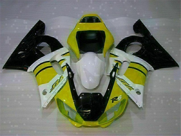 Amarillo Blanco Carenado Moto R6 98-02 Amarillo Blanco Carenado Moto R6 98-02