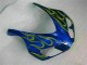 Amarillo Llama Azul Carenado Moto CBR 1000 RR 06-07 Amarillo Llama Azul Carenado Moto CBR 1000 RR 06-07