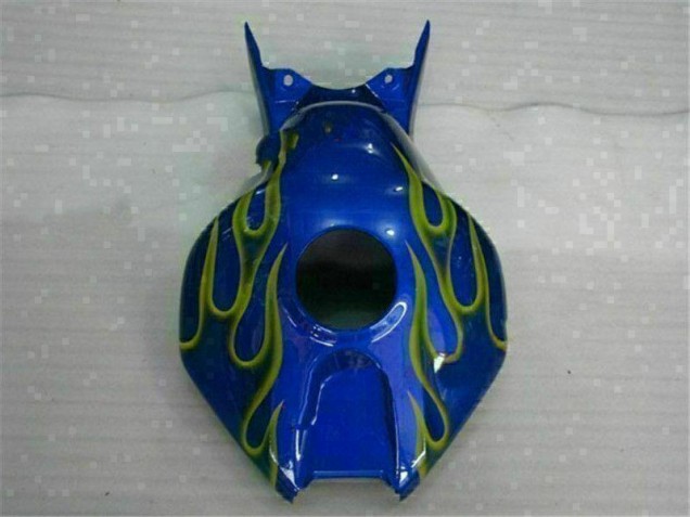Amarillo Llama Azul Carenado Moto CBR 1000 RR 06-07 Amarillo Llama Azul Carenado Moto CBR 1000 RR 06-07