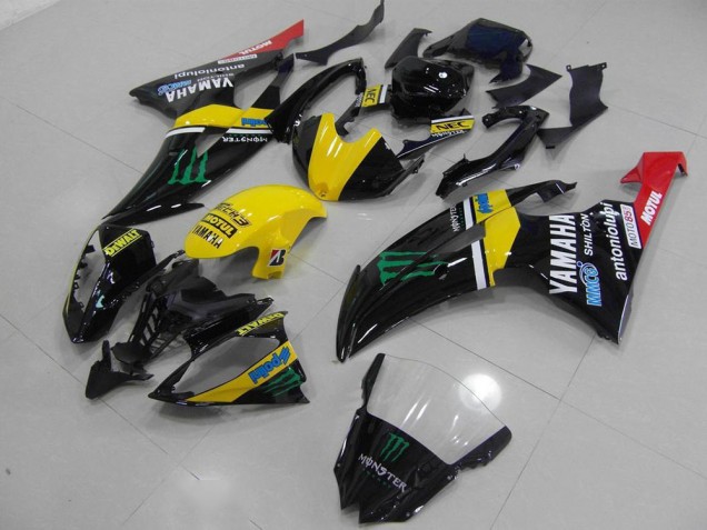 Amarillo Monster Kits ABS Carenado Motocicleta R6 08-16 Amarillo Monster Kits ABS Carenado Motocicleta R6 08-16