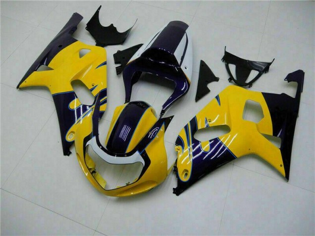 Amarillo Moto Plástico GSXR 600 / 750 K1 K2 K3 01-03