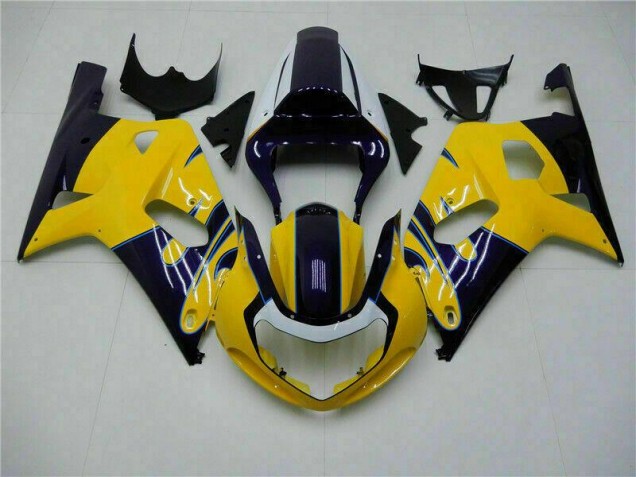 Amarillo Moto Plástico GSXR 600 / 750 K1 K2 K3 01-03