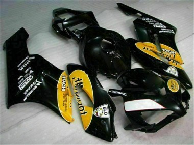 Amarillo Negro Carenado Moto CBR 1000 RR 04-05
