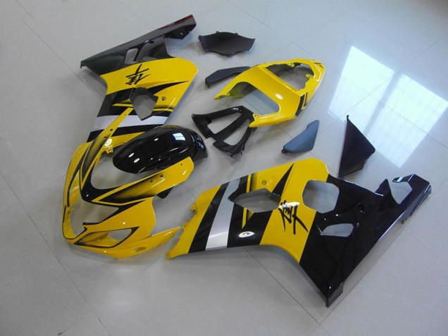 Amarillo Negro Carenado Moto GSXR 750 K4 04-05