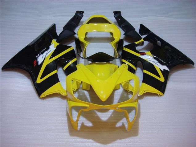 Amarillo Negro Carenado Moto & Plástico CBR 600 F4i 01-03 Amarillo Negro Carenado Moto & Plástico CBR 600 F4i 01-03