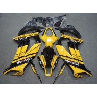Amarillo Negro Delt Fin Carenado Moto ZX10R 11-15