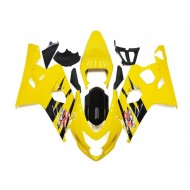 Amarillo Negro Kit ABS Carenado Motocicleta GSXR 600 / 750 K4 04-05