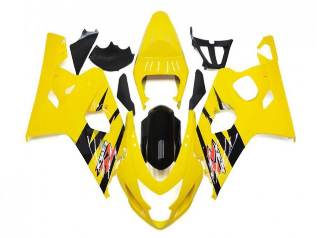 Amarillo Negro Kit ABS Carenado Motocicleta GSXR 600 / 750 K4 04-05 Amarillo Negro Kit ABS Carenado Motocicleta GSXR 600 / 750 K4 04-05