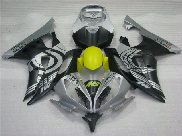 Amarillo Negro Plata Carenado Moto R6 08-16 Amarillo Negro Plata Carenado Moto R6 08-16