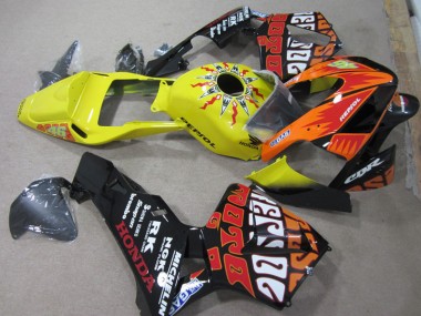 Amarillo Negro Repsol 46 Carenado Moto CBR 600 RR 03-04