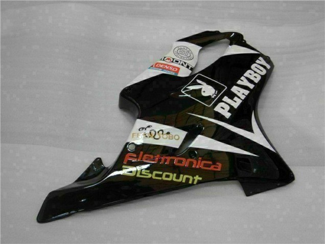 Amarillo Plata Negro Playboy Carenado Moto CBR 600 F4i 01-03