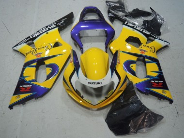 Amarillo Púrpura Carenado Moto GSXR 600 K1 K2 K3 01-03