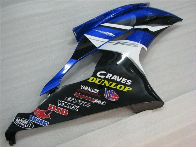 Azul ABS Kits Carenado Moto R6 08-16