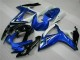 Azul ABS Moto Plástica GSXR 600 / 750 K6 06-07 Azul ABS Moto Plástica GSXR 600 / 750 K6 06-07