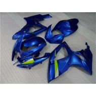 Azul ABS Moto Plástico GSXR 600 / 750 K6 06-07