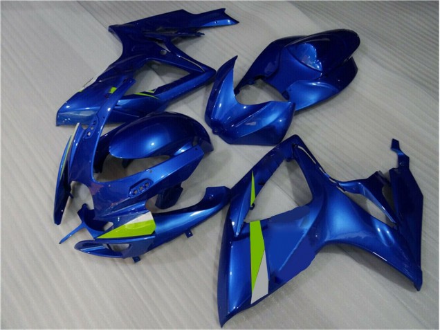 Azul ABS Moto Plástico GSXR 600 / 750 K6 06-07 Azul ABS Moto Plástico GSXR 600 / 750 K6 06-07