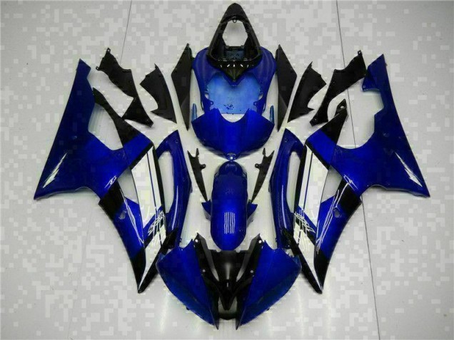 Azul ABS Moto Plásticos R6 08-16 Azul ABS Moto Plásticos R6 08-16