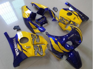 Azul Amarillo Carenado Moto CBR 250 RR MC22 91-98