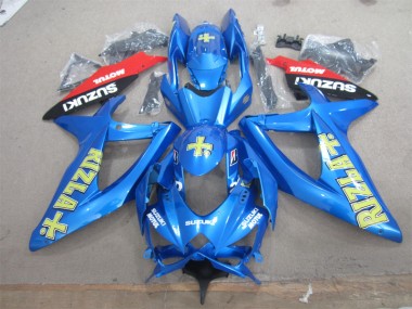 Azul Amarillo Rizla Blanco Motul Carenado Moto GSXR 600 K8 08-10