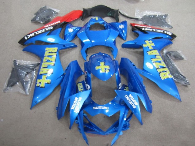 Azul Amarillo Rizla Carenado Moto GSXR 750 K11 11-21 Azul Amarillo Rizla Carenado Moto GSXR 750 K11 11-21