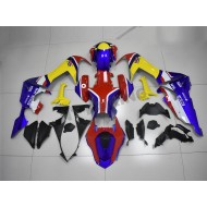 Azul Amarillo Rojo Carenado Moto CBR 1000 RR 17-23