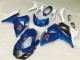 Azul Blanco ABS Kits Carenado Moto GSXR 1000 K9 09-16 Azul Blanco ABS Kits Carenado Moto GSXR 1000 K9 09-16