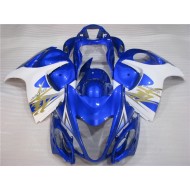 Azul Blanco ABS Kits Carenado Moto GSXR 1300 Hayabusa 08-19
