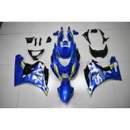 Azul Blanco Calcomanía Carenado Moto GSXR 1000 17-23