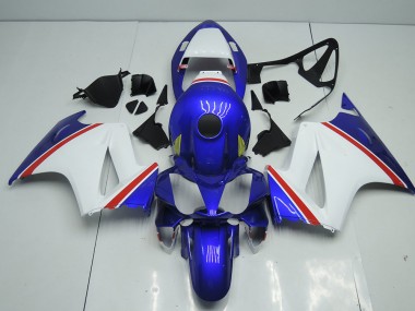 Azul & Blanco Carenado Moto VFR 800 02-13