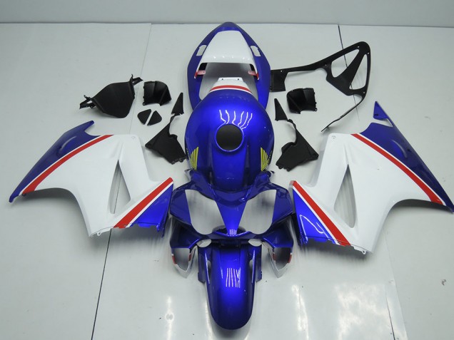 Azul & Blanco Carenado Moto VFR 800 02-13
