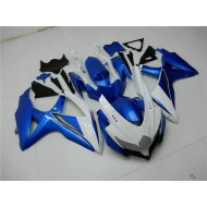 Azul Blanco Carrocería Motocicletas GSXR 600 / 750 K8 08-10