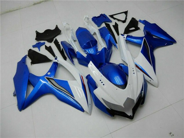 Azul Blanco Carrocería Motocicletas GSXR 600 / 750 K8 08-10