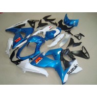 Azul & Blanco Estilo OEM Carenados Moto GSXR 1000 K9 09-16