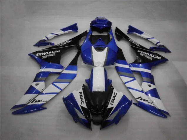 Azul Blanco FAAC Carenado Moto R6 08-16 Azul Blanco FAAC Carenado Moto R6 08-16