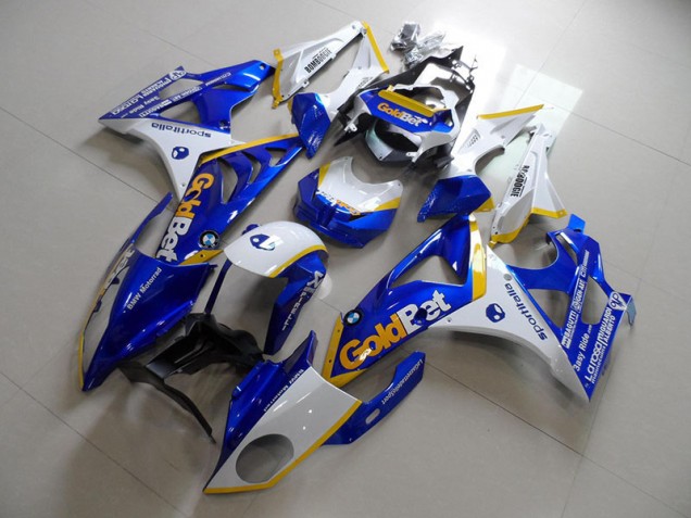 Azul Blanco GoldBet Kits Carenado Moto S1000RR 09-14