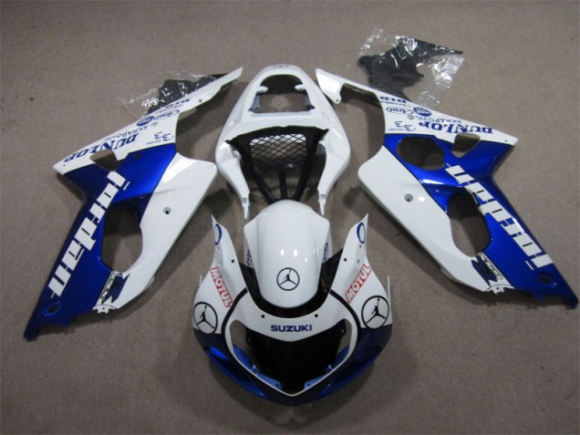 Azul Blanco Jordan Motul Carenado Moto GSXR 1000 K1 00-02 Azul Blanco Jordan Motul Carenado Moto GSXR 1000 K1 00-02