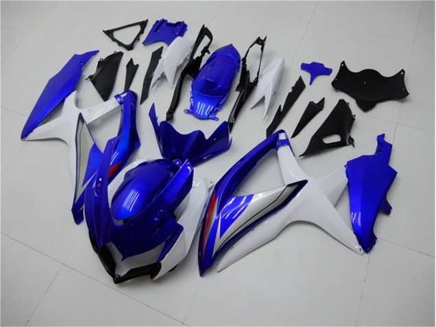 Azul Blanco Kit Completo Carenado Moto GSXR 600 / 750 K8 08-10