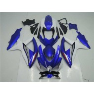 Azul Blanco Kit Completo Carenado Moto GSXR 600 / 750 K8 08-10