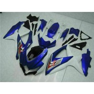 Azul Blanco Kits Carenado Moto GSXR 600 / 750 K8 08-10