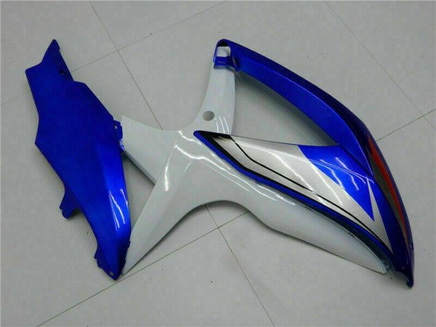 Azul Blanco Kits Completo Carenado Moto GSXR 600 / 750 K8 08-10 Azul Blanco Kits Completo Carenado Moto GSXR 600 / 750 K8 08-10