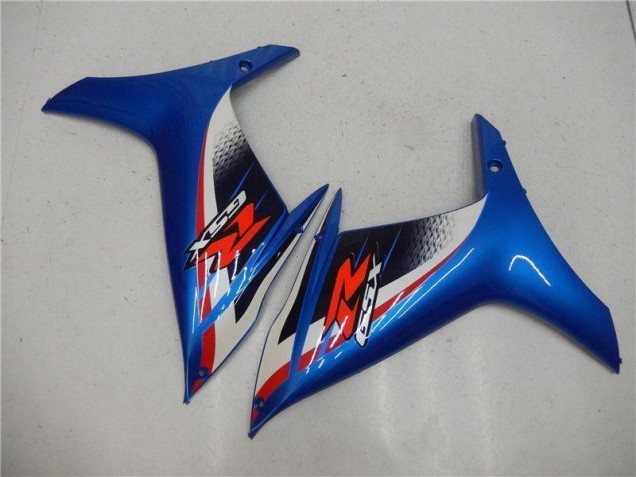 Azul Blanco Moto Plástica GSXR 600 / 750 K11 11-21 Azul Blanco Moto Plástica GSXR 600 / 750 K11 11-21