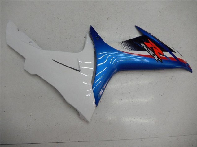 Azul Blanco Moto Plástica GSXR 600 / 750 K11 11-21 Azul Blanco Moto Plástica GSXR 600 / 750 K11 11-21